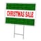 Signmission Christmas Sale Yard Sign & Stake outdoor plastic coroplast window C-1216 Christmas Sale - alternate 1